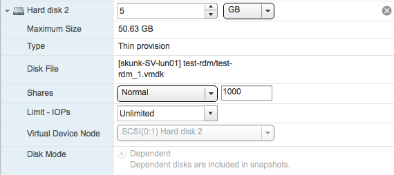 Howto convert a physical RDM into a VMDK disk | Virtual to the Core